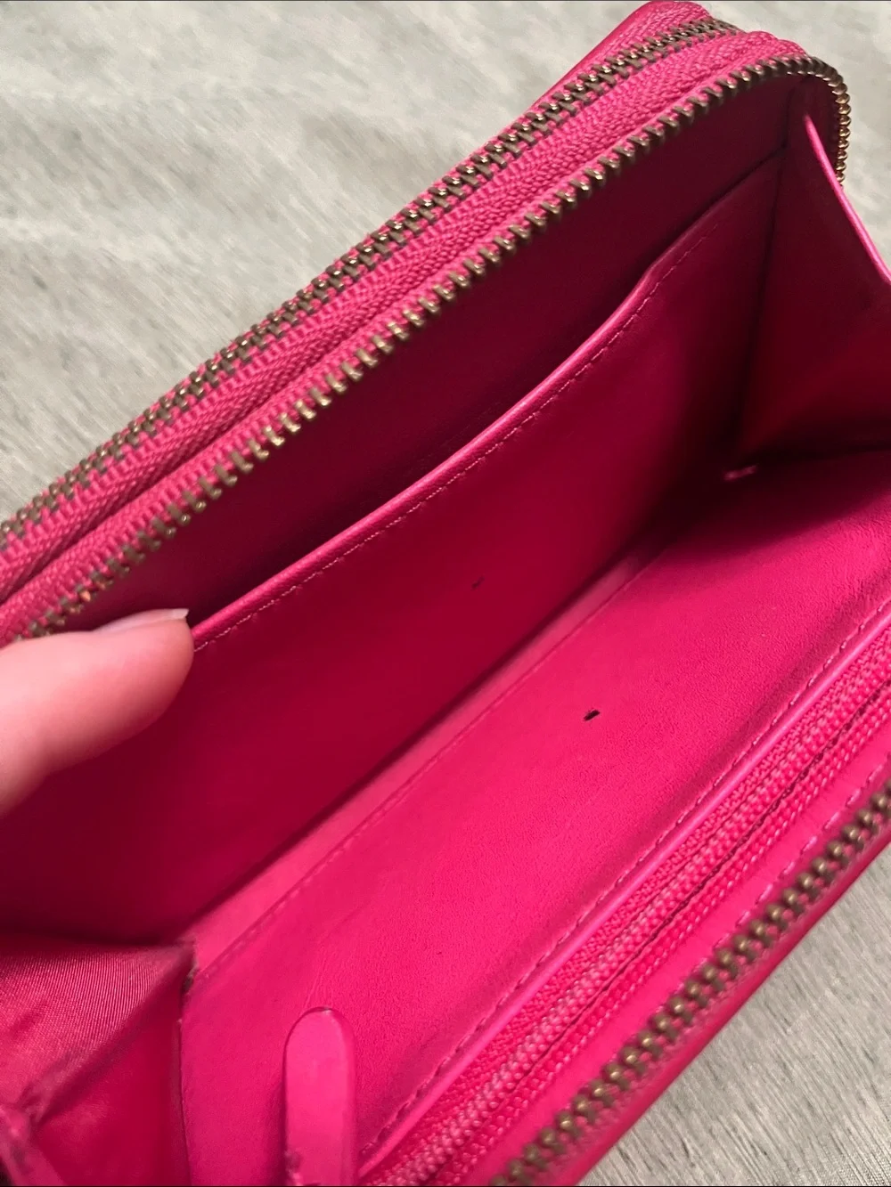 Pink Coach Wallet